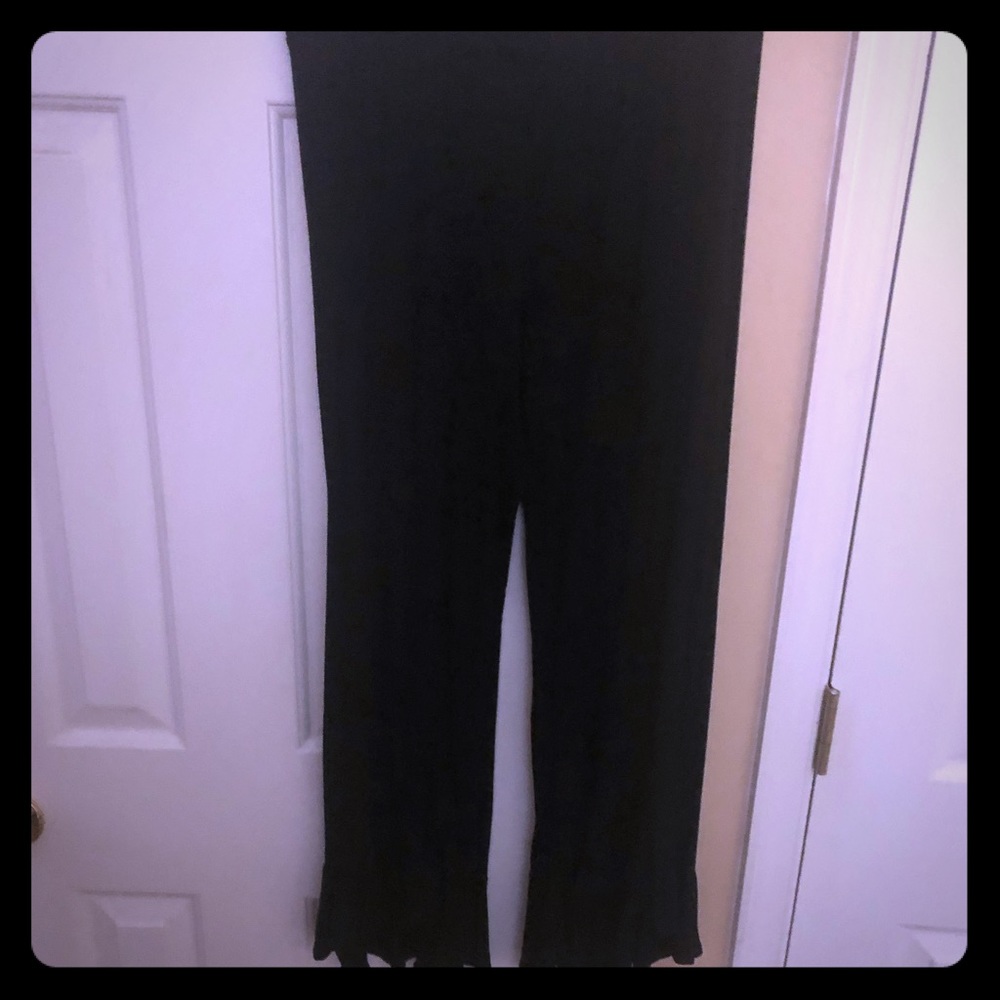 Mikey & Joey Pull On Ruffly Stretchy Pants - image 1